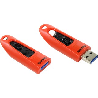 ภาพขนาดย่อของภาพหน้าปกสินค้าSanDisk Ultra USB แฟลชไดร์ฟ 32GB, USB3.0,อ่าน 100MB/s , Red (SDCZ48_032G_U46R, Red) จากร้าน sandisk_thailand_officialshop บน Shopee ภาพที่ 4