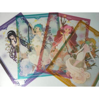 โปสเตอร์อนิเมะ Clear Poster A3 PUELLA MAGI MADOKA MAGICA (29.7×42cm.)