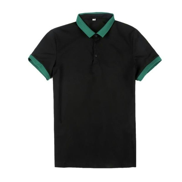 ฤดูร้อนผู้ชายแขนสั้นเสื้อยืดเสื้อโปโล-paul-สีทึบการค้าต่างประเทศขนาดใหญ่ความเห็นอกเห็นใจน้ำวิญญาณ-guy-สุทธิสีแดงวรรคเ