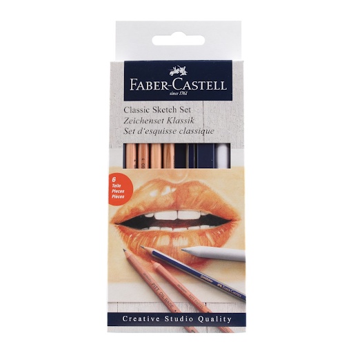 faber-castell-ชุดดินสอซีเปีย-classic-sketch