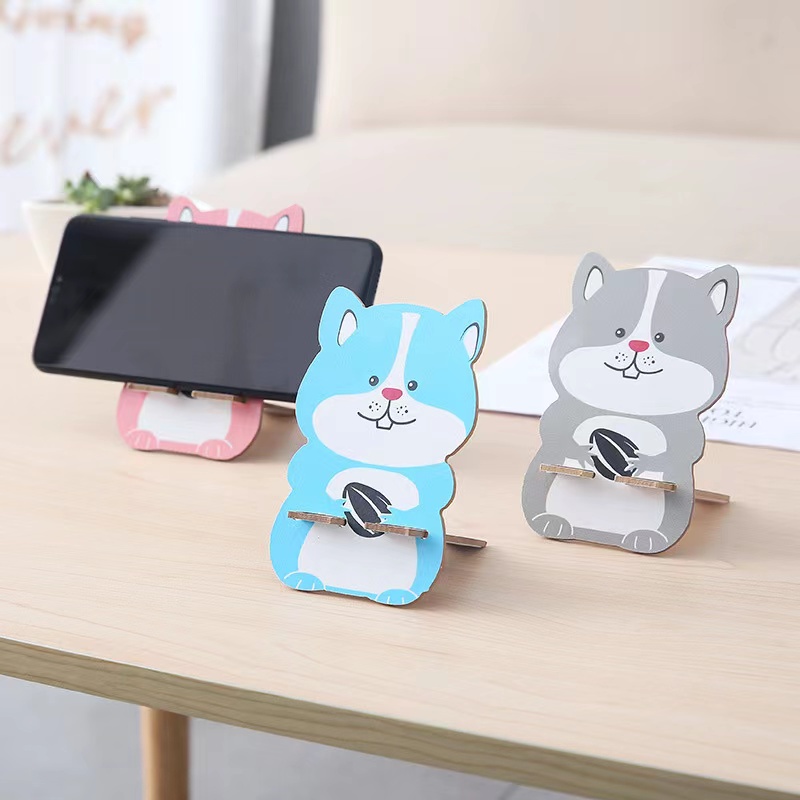 พร้อมส่ง-ที่วางโทรศัพท์-ลายน่ารัก-หนาขึ้น-ที่วางโทรศัพท์มือถือ-วางไอแพท