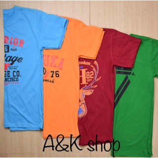 SALE!!! เสื้อยืด สกรีนลาย ไซส์ S (No.093)