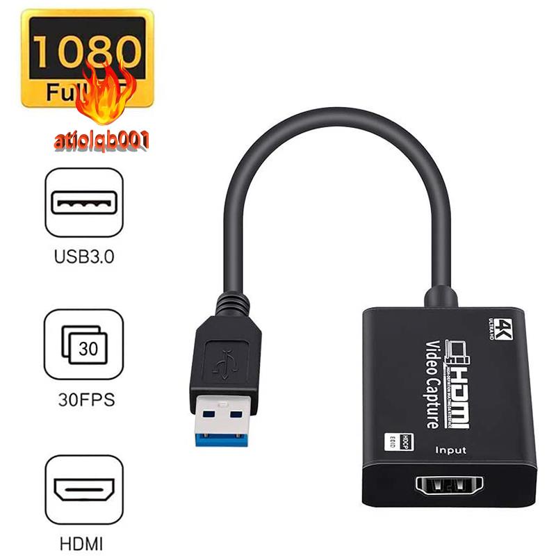 การ์ดจับภาพวิดีโอ-hdmi-usb-3-0-full-hd-1080p-4k-hdmi-การ์ดรูปภาพสตรีมมิ่งและการ์ดบันทึก