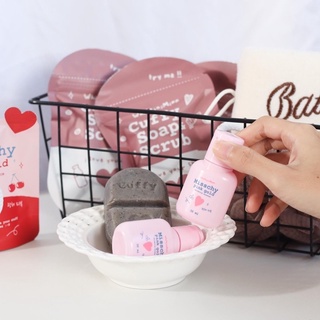 🎉พร้อมส่ง สบู่คัฟฟี่cuffy+น้ำตบผิวมิชชี่ Misschy สครับ ขัดผิวกระจ่างใส ลดรอย ใช้แทนสบู่ได้เลย