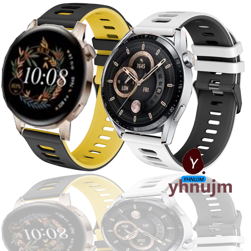 ภาพหน้าปกสินค้าสาย Huawei Watch GT 3 สายนาฬิกาข้อมือซิลิโคน for Huawei Watch GT3 46mm 42mm อุปกรณ์เสริมสมาร์ทวอทช์ huawei gt 3 watch smartwatch สายนาฬิก