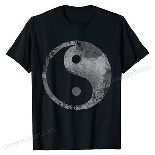 เสื้อผ้าผชเสื้อยืดลําลอง ผ้าฝ้าย แขนสั้น พิมพ์ลาย Yin Yang Taoist Taoism Tao สไตล์วินเทจ สําหรับผู้ชายS-5XL