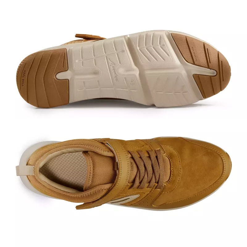 รองเท้าผ้าใบ-newfeel-รองเท้าผู้ชาย-สำหรับเดินทาง-รุ่น-actiwalk-easy-leather