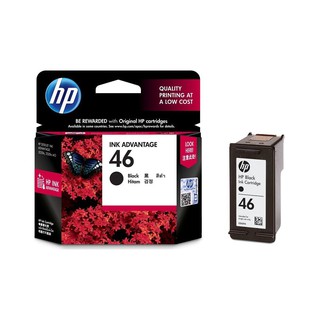 ภาพหน้าปกสินค้าHP INK CARTRIDGE 46 BLACK (CZ637AA) ของแท้ สีดำ ซึ่งคุณอาจชอบราคาและรีวิวของสินค้านี้