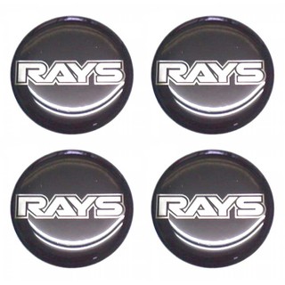 58mm. สติกเกอร์ RAYS สติกเกอร์ติดดุมล้อ สติกเกอร์เรซิ่น กว้าง 58 มิล.(5.8เซนติเมตร)