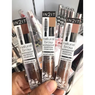 IN2IT Natural Brow Waterproof Eyebrow Mascara 6g. ของแท้ 100%