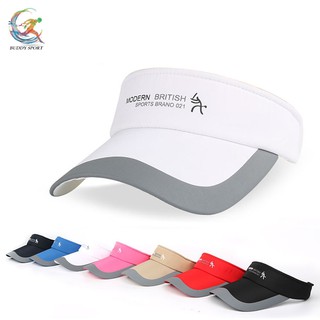 [05V3] หมวกวิ่ง หมวกกอล์ฟ Visor รุ่น MODERN BRITISH ปรับสายได้ ออกกำลังกาย ป้องกัน UV