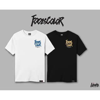 เสื้อยืดสีขาวJust Say Bad ® เสื้อยืดลาย แนวสตรีท  รุ่น ART Fool ดำ ขาว ( ลิขสิทธิ์แท้ ) แขนสั้น เสื้อยืดชาย หญิง  M L XL