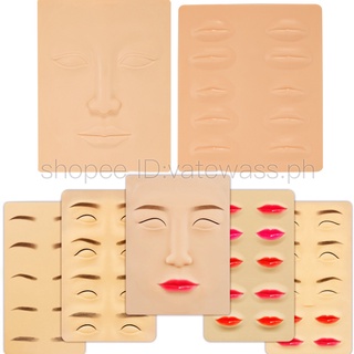 【Available】ซิลิโคนเปล่า 3d สําหรับฝึกสักใบหน้า และดวงตา