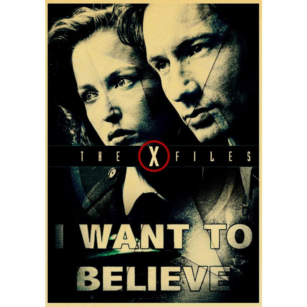 สติ๊กเกอร์โปสเตอร์ The X - Files Alien Ufo สําหรับตกแต่งห้อง | Shopee ...