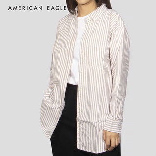 American Eagle Stripe Shirt เสื้อเชิ้ต ผู้หญิง ลายตรง (EWSB 035-4674-207)