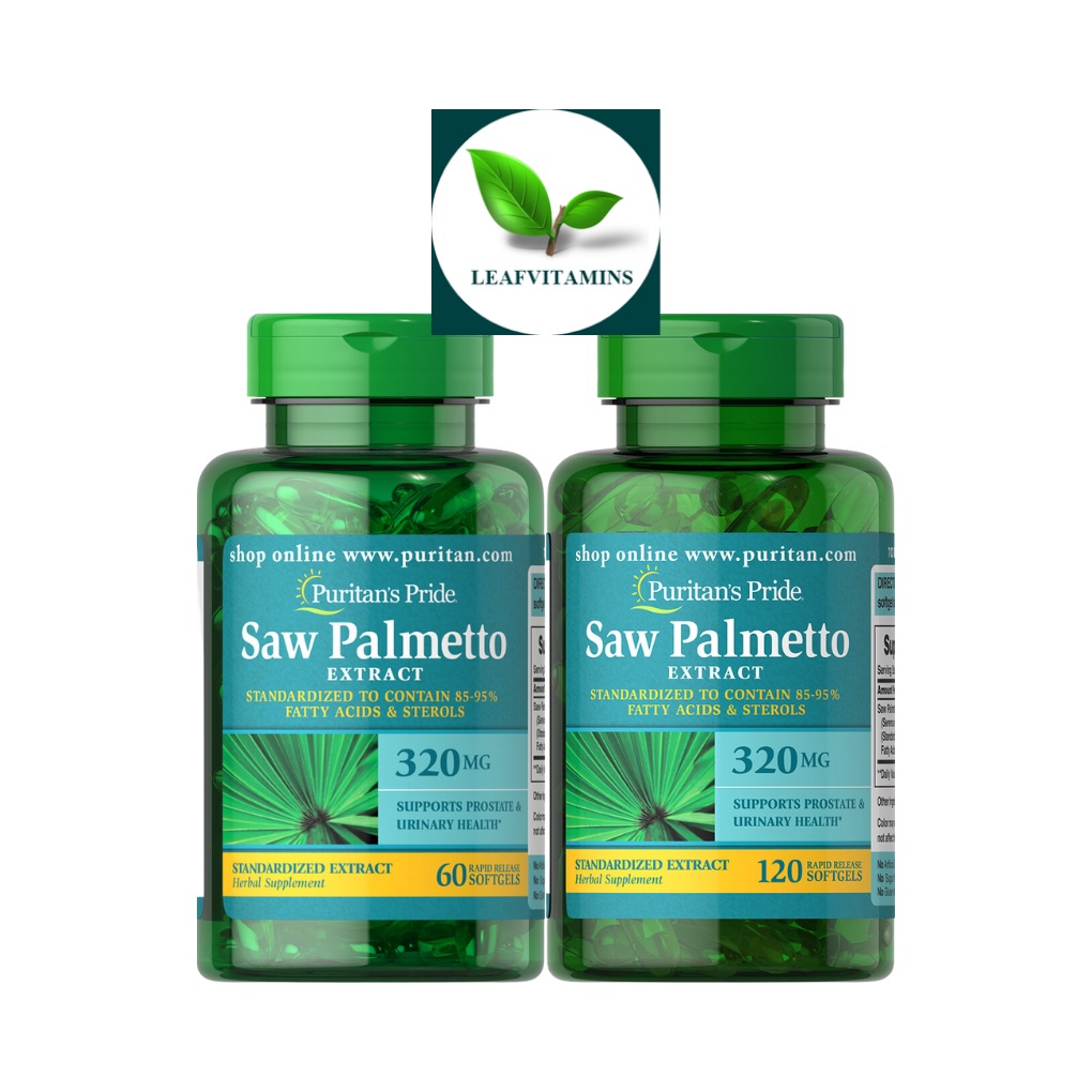Puritan’s Pride Saw Palmetto Standardized Extract 320 mg./ 60,120