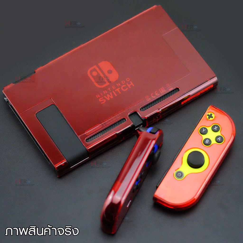 ภาพหน้าปกสินค้าเคสใส Nintendo Switch ใส่Dockได้ รุ่นใหม่ บางเฉียบ ไม่แน่นดอค จากร้าน zetrider บน Shopee