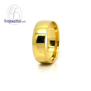 Finejewelthai-แหวนเกลี้ยง-แหวนเงินแท้-ชุบทอง-แหวนหมั้น-แหวนแต่งงาน-Silver-Ring-R116900_g