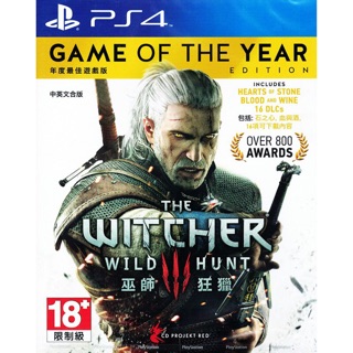 แผ่นเกมส์ PS4 : The Witcher3 WildHunt - GOTY Edition