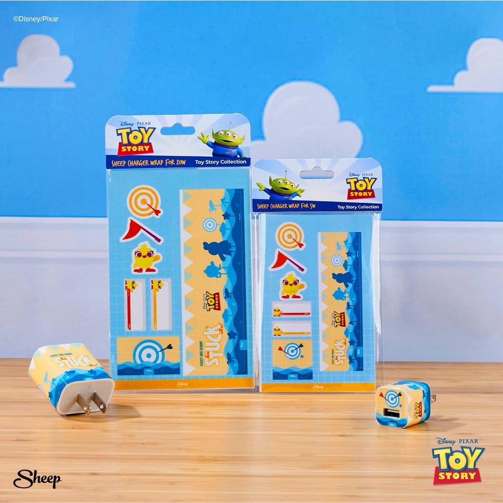 toy-story-limited-collection-สติ๊กเกอร์-wrap-charger-sticker-ลอกออกได้ไม่ทิ้งคราบ-สำหรับติดอแดปเตอร์-ลิขสิทธิ์แท้