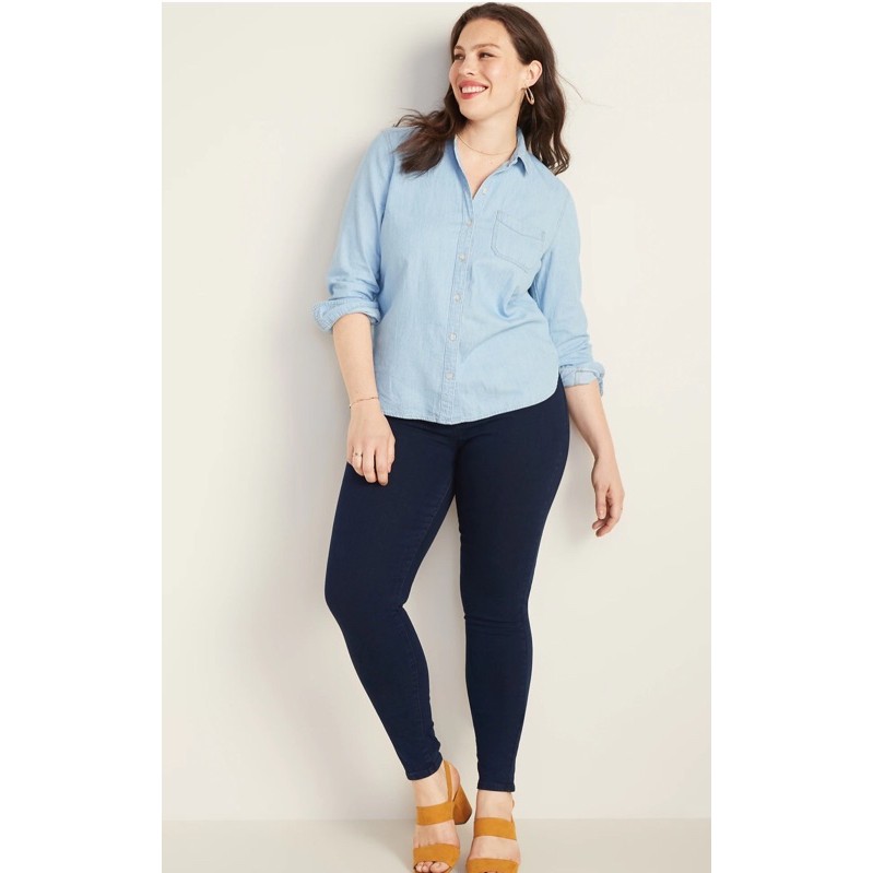 รูปภาพของกางเกงยีนส์เอวยืดคนอ้วน 37-50 กางเกงยีนส์ไซส์ใหญ่ เอวยางยืด ไซส์ใหญ่สาวอวบบิ๊กไซส์ลองเช็คราคา