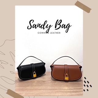 (พร้อมส่ง) กระเป๋าหนังวัวแท้ รุ่น Sandy Bag by BABYBUFF STORE