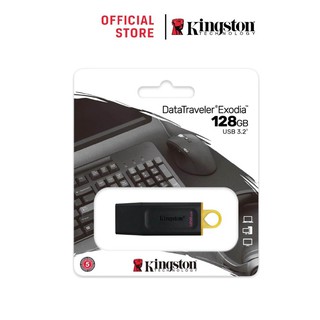 ราคาKingston 128GB DataTraveler Exodia USB 3.2 Flash Drive - แฟลชไดร์ฟ (DTX/128GB)