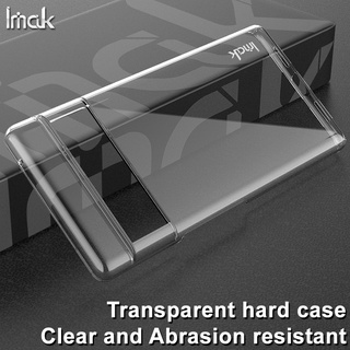 Original Imak Google Pixel 6 Pro Casing Pixel6 Crystal Transparent Hard PC Case Clear Plastic Back Cover