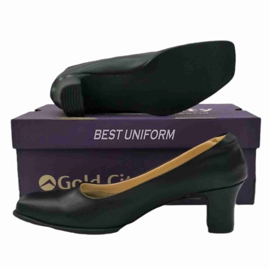 goldcity-รองเท้าคัชชูผู้หญิง-รองเท้านักศึกษา-รุ่น-c013-สีดำ