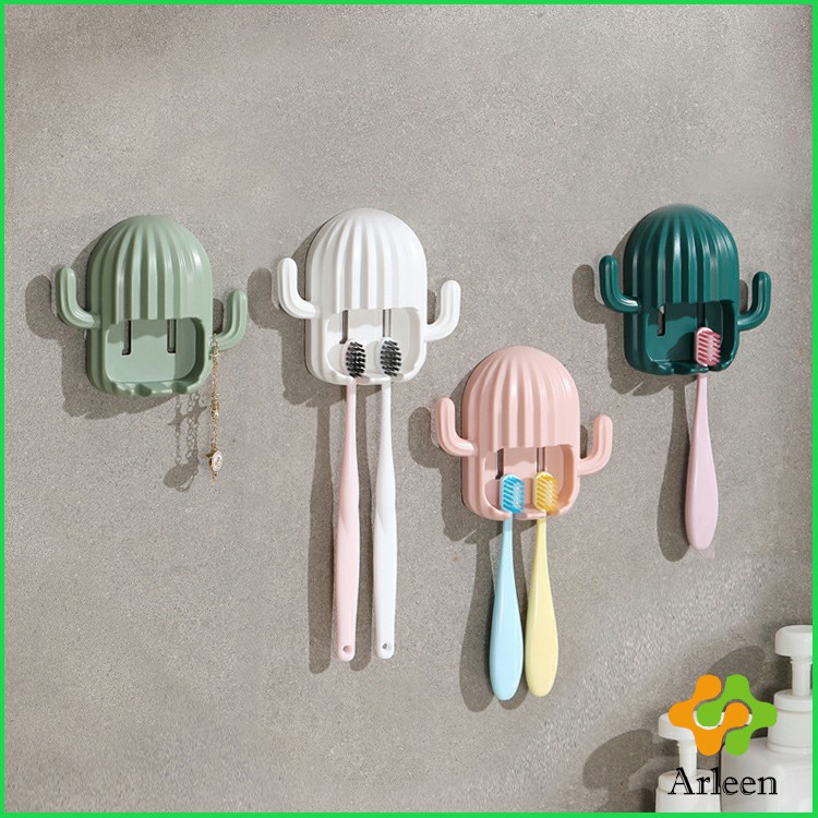 arleen-ที่ใส่แปรงสีฟัน-ที่วางแปรงสีฟันติดผนัง-ชั้นวางของในห้องน้ำทรงน้องบอง-toothbrush-holde