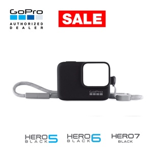 GoPro Sleeve+Lanyard HERO7 เคสซิลิโคนกันกระแทกพร้อมสายคล้องคอสำหรับ HERO5/6/7,2018 gopro hero
