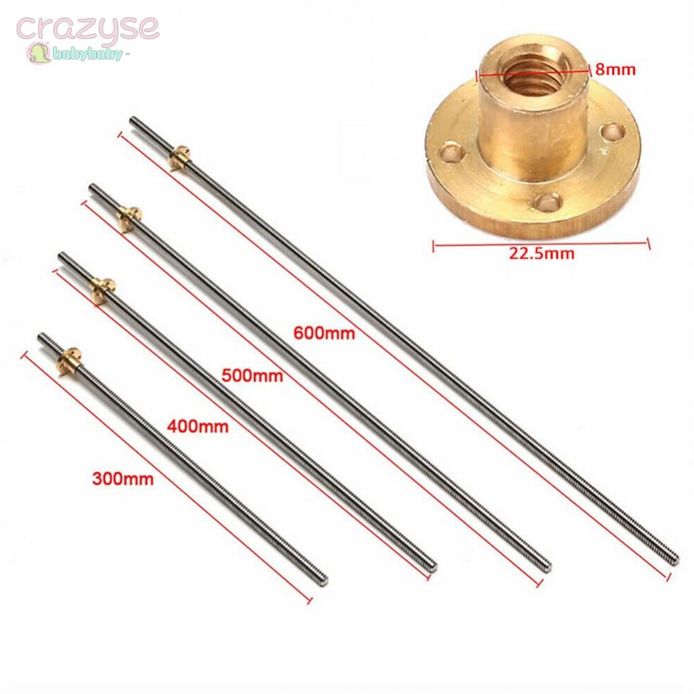 crazyspe-screw-micro-linear-guide-screw-rod-t8-lead-screw-trapezoidal-lead-wear-resistant