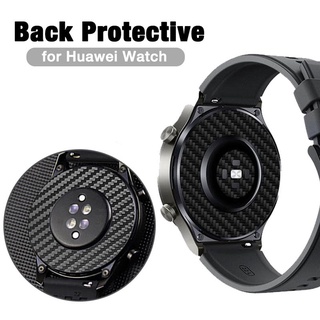 Yifilm สติกเกอร์คาร์บอนไฟเบอร์ ป้องกันด้านหลัง สําหรับ Huawei GT2 GT3 46 มม. Watch 3 PRO ECG Smartwatch 1 2 ชิ้น