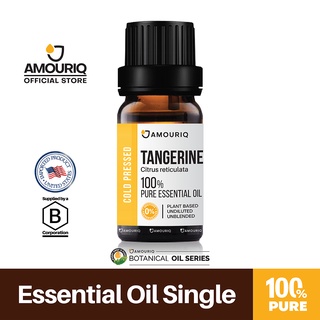 นํ้ามันหอมระเหยส้ม แทงเจอรีน บีบเย็นบริสุทธิ์ 100% Pure Tangerine Orange Essential Oil Cold-pressed Citrus แทนเจอรีน