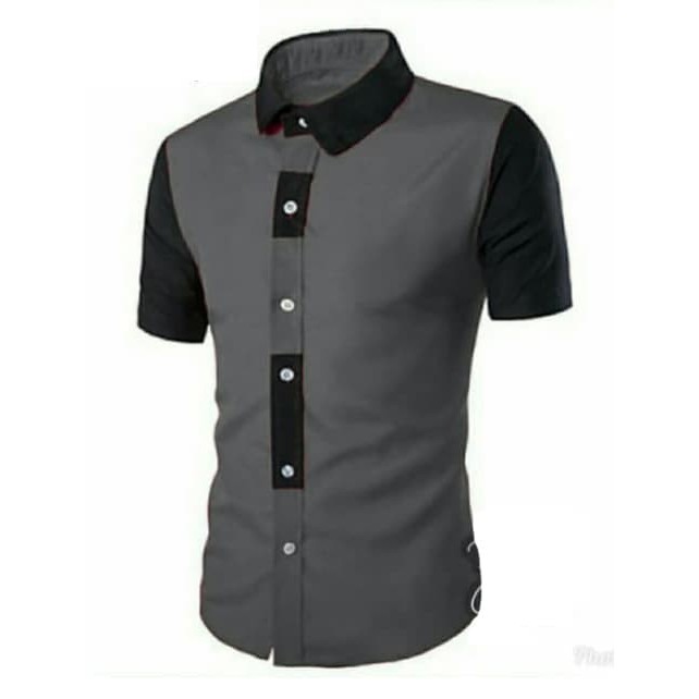 billy-เสื้อเชิ้ตแขนสั้นลําลองพอดีตัวสําหรับผู้ชาย