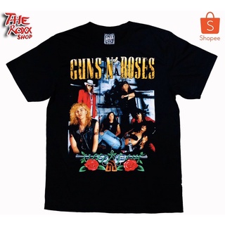 เสื้อยืดผ้าฝ้ายพรีเมี่ยม เสื้อวง Guns n Roses  MS-51 เสื้อวงดนตรี เสื้อวงร็อค เสื้อนักร้อง