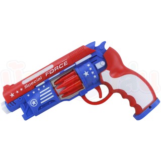 BKLTOY ปืนของเล่นเล่น ใส่ถ่าน ปืนมีเสียงมีไฟ ขนาด23ซม. ของเล่น ของเล่นเด็ก 696-1A