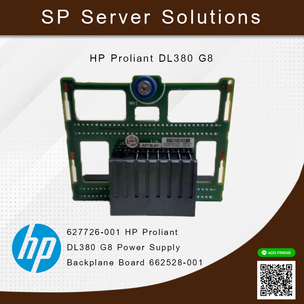 627726001 HP Proliant DL380 G8 Power Supply Backplane Board 662528001