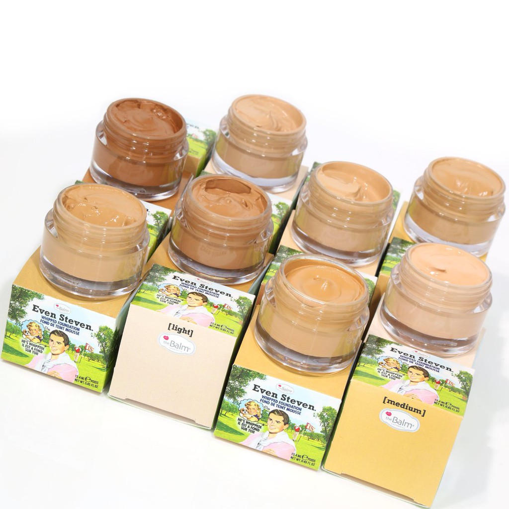 The Balm Even Steven whipped Foundation รองพื้นเนื้อวิป จาก The balm