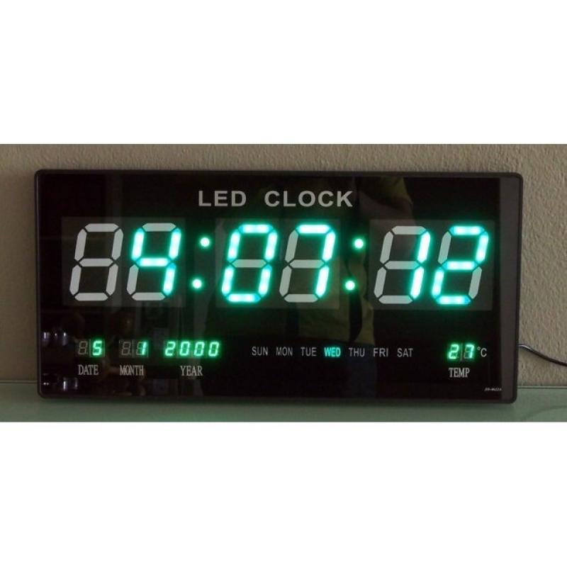 นาฬิกาดิจิตอล-led-digital-clockนาฬิกาแขวน-นาฬิกาตั้งโต๊ะ-นาฬิแขวนติดผนัง-number-clock-แขวนผนัง-รุ่น-4622-45x22x3cm