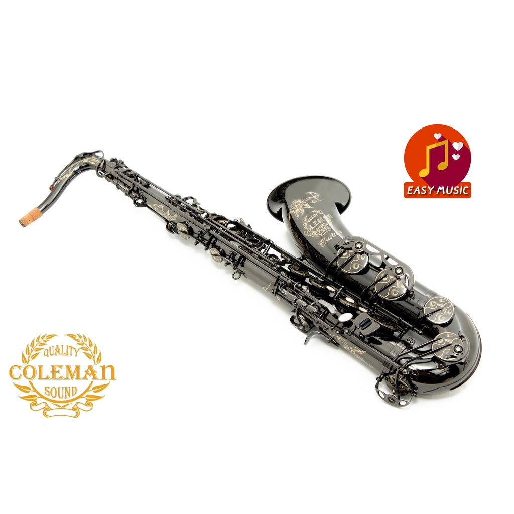 แซกโซโฟน-saxophone-tenor-coleman-clc-551t-black-nickel