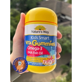 ภาพหน้าปกสินค้าNature’s Way Kids Smart Vita Gummies Omega-3 DHA Fish Oil ✅แท้จากออสเตรเลีย✅ กัมมี่เด็ก น้ำมันปลา ที่เกี่ยวข้อง