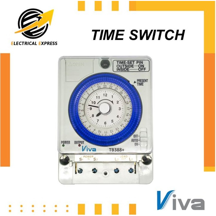 viva-tb388-timer-switch-นาฬิกาตั้งเวลา-24-ชั่วโมง-รุ่น-tb388-มีแบตเตอรี่ในตัว-สำรองไฟได้-300-ชั่วโมง-รับประกัน-1-ปี