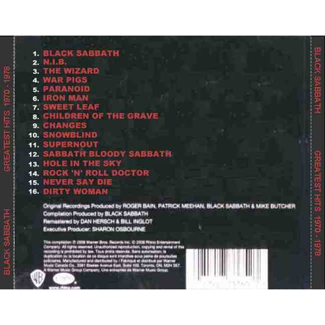 ซีดีเพลง-cd-black-sabbath-greatest-hits-2-1970-1978-รวมฮิตชุดนี้คุ้ม-ในราคาพิเศษสุดเพียง159บาท