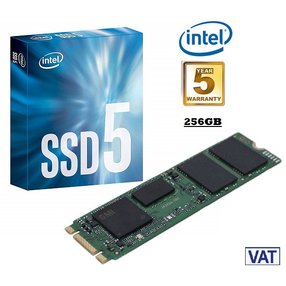 SSD (เอสเอสดี) Intel® SSD 545s Series 256GB, M.2 80mm SATA 6Gb/s, 3D2, TLC(SSDSCKKW256G8X1) สินค้ารับประกัน 5 ปี | Thailand