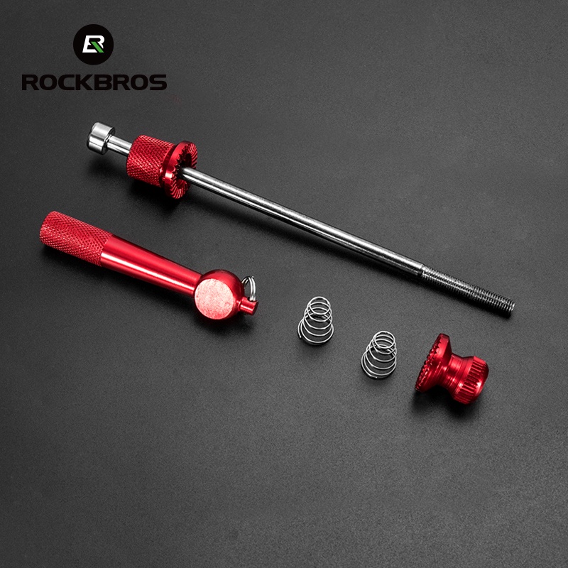 rockbros-แกนปลดเร็ว-กันขโมย-น้ําหนักเบา-2-สี-สําหรับล้อรถจักรยานเสือภูเขา