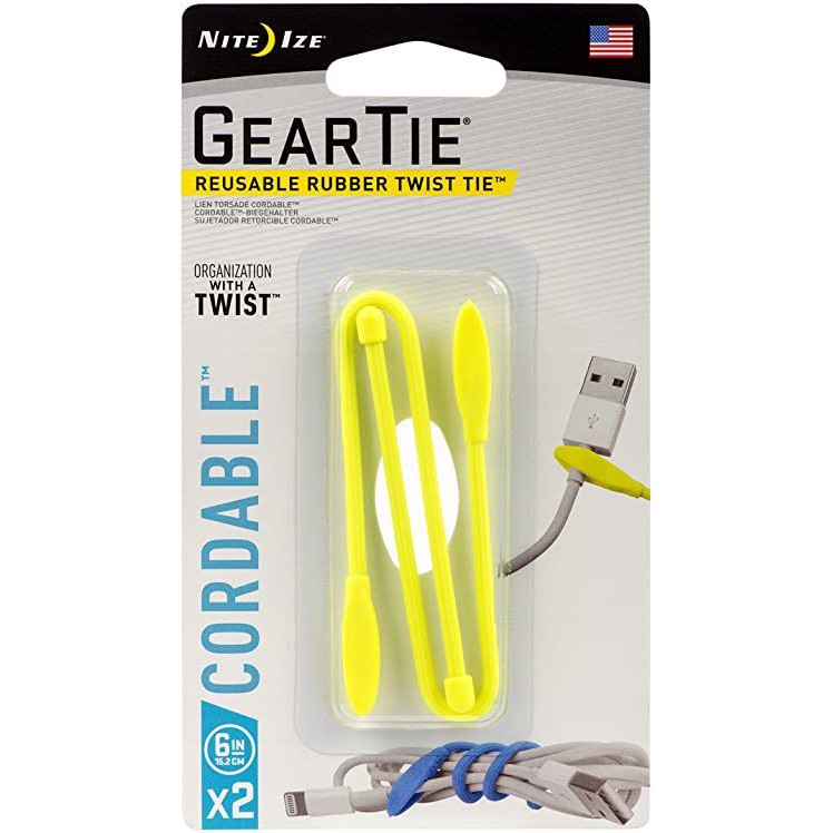 C2 Vertical Safety | Nite Ize Gear Tie® Cordable™ Twist Tie 3 in. – 4