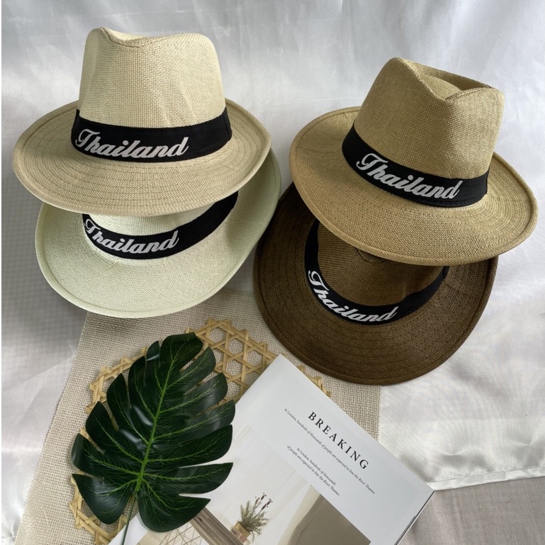 ราคาและรีวิวหมวกทรงปานามา  หมวกกันแดด หมวกผู้ชาย หมวกไปเที่ยวทะเล หมวกแฟชั่น