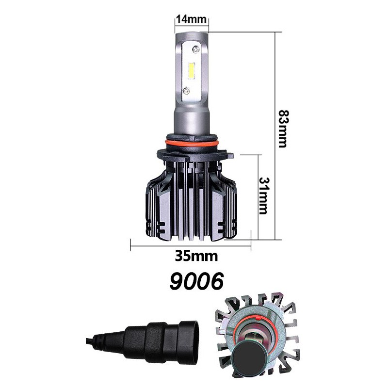 ไฟหน้ารถยนต์-led-headlight-hb4-9006-แสงสีขาว-6000k-ชิพ-csp-2-หลอด-รับประกัน-6-เดือน-แถมไฟหรี่-t10-1-คู่