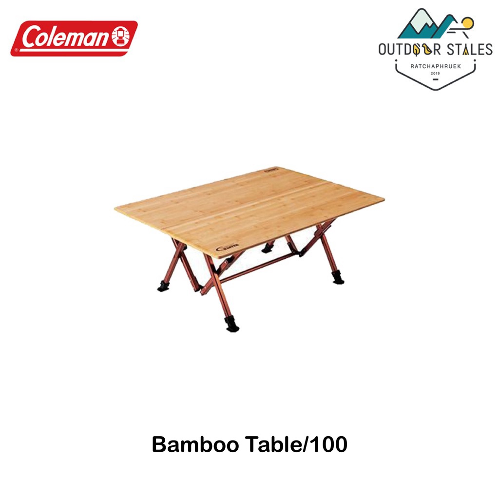 Coleman Bamboo Table/100 | Shopee Thailand